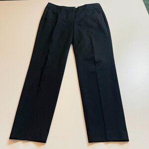 Ann Taylor LOFT TALL LONG Trouser Career  Pant Black Straight Classic Suit Winte
